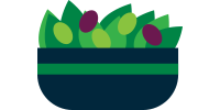 salad with grapes icon