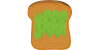 avocado toast illustration