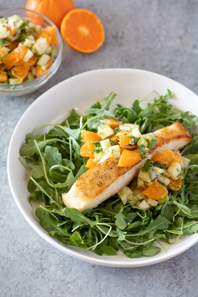 Chilean Sea Bass with Darling Clementine® and Suavo Avocado® Relish - LGS Specialties