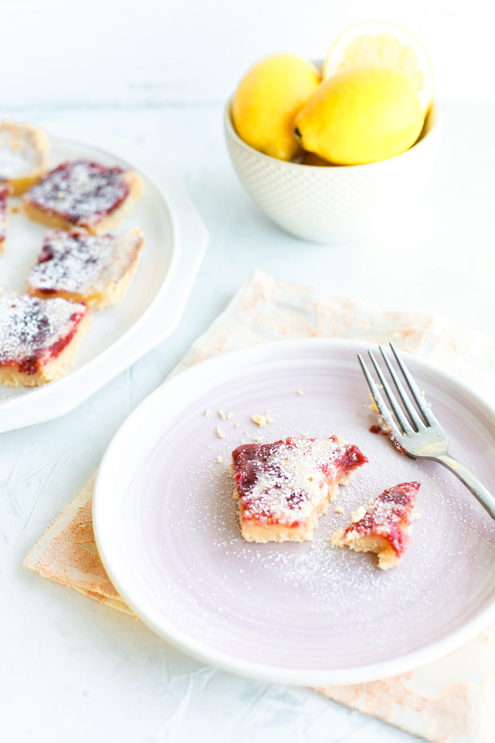 Gluten & Dairy-Free Darling Lemon® Raspberry Bars - LGS Specialties