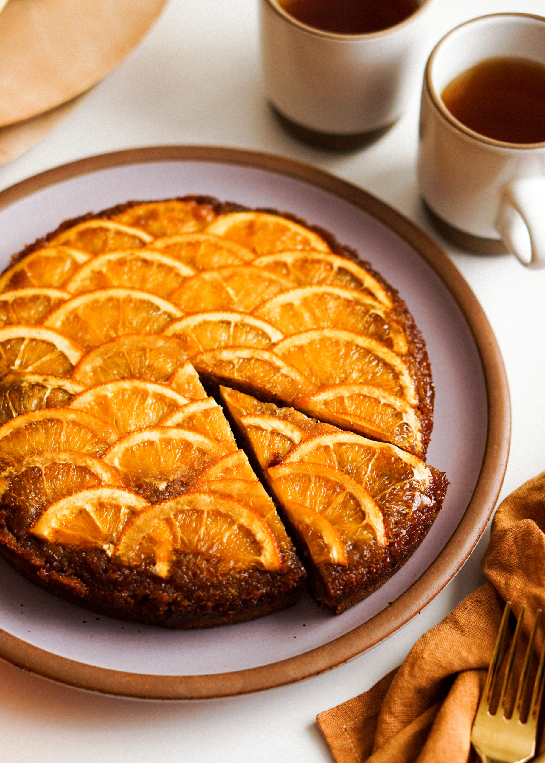 Orange Upside-Down Ginger Cake - LGS Specialties