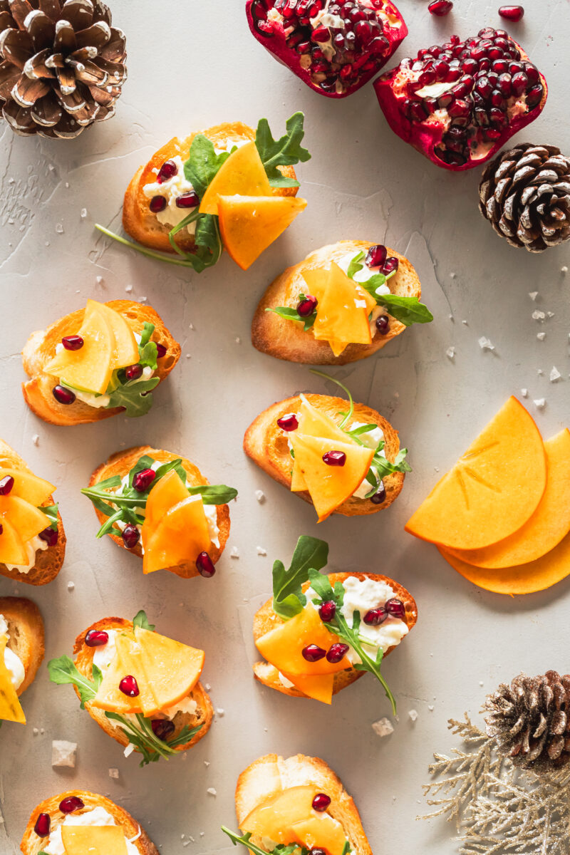Persimmon Bruschetta - LGS Specialties